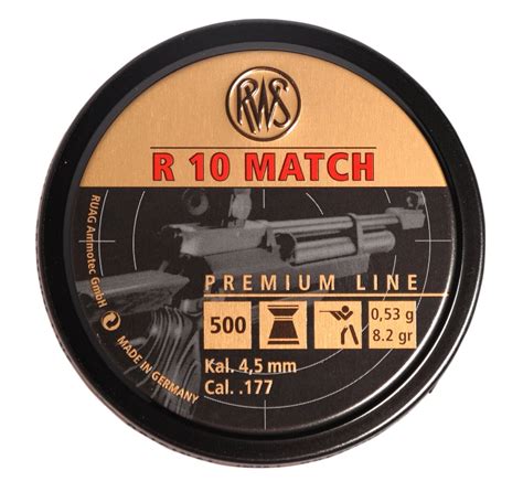 Rws R Match Cal Rifle Premium Match Pellets The Air Gun Store