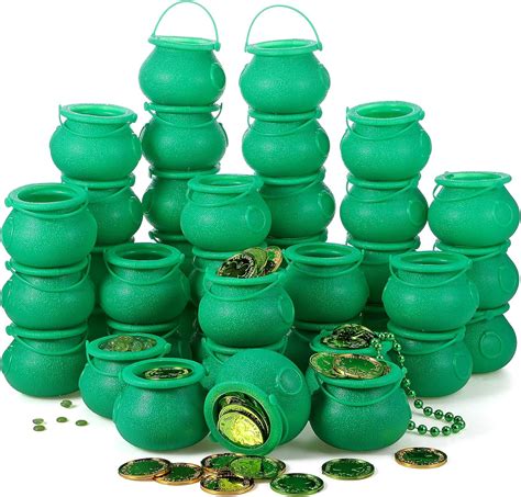 Amazon 40 Pcs Plastic Cauldron Mini Witches Cauldron With Handle