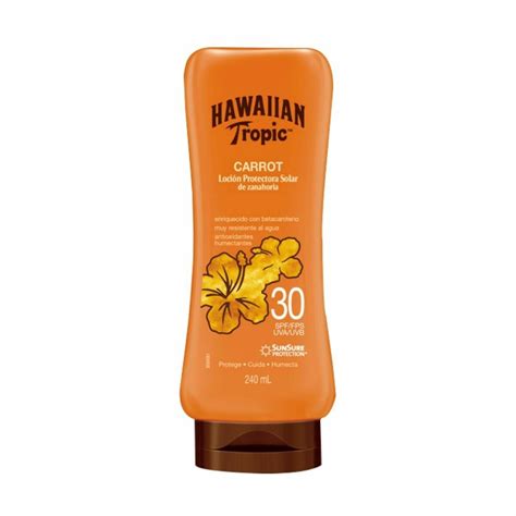 Protector Solar Hawaiian Tropic Zanahoria FPS 30 240 Ml Farmacia