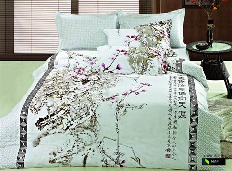 Beatiful And Elegant Chinese Style Printed Duvet Cover Set Oriental