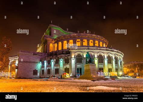 Opera Theater In Yerevan Stock Photo Alamy