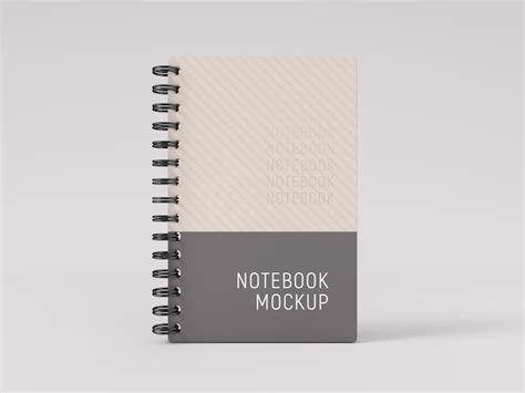 Premium Psd Spiral Notebook Stationery