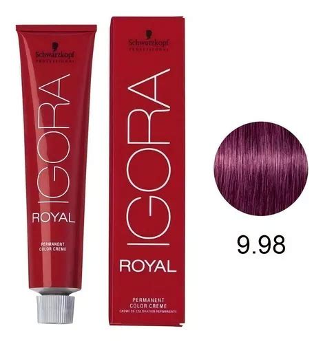 Tintura Coloracion Igora Royal Tono 9 98 Schwarzkopf 60g