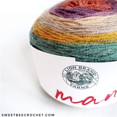 Lion Brand Mandala Yarn Review Sweet Bee Crochet