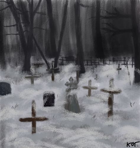 Cemetery Drawing