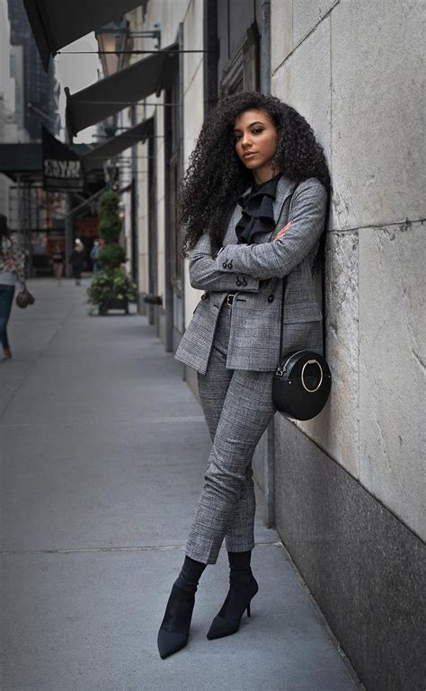 Suit For Work White Collar Glam Charlotte Bloggers Nyc Street Style