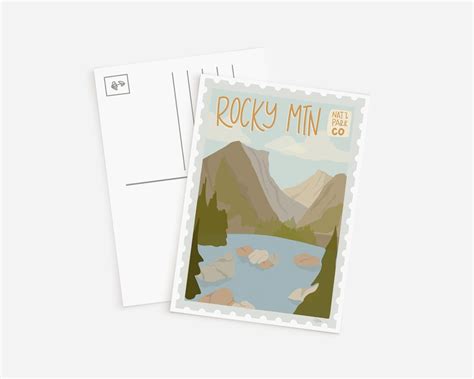 Rocky Mountain Colorado National Park Postcard 4.25x6 Printed, National ...