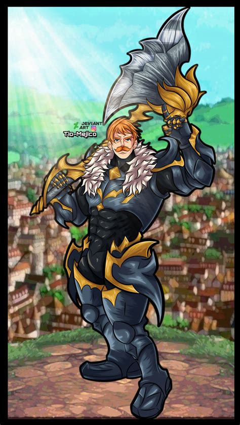 Meliodas Full Design Escanor Vs Mel Fan Animation By Criszeldris1 On