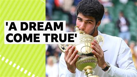 Wimbledon Carlos Alcaraz Reflects On Beating Novak Djokovic Bbc