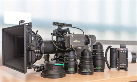 Configuración de cámara Arri Alexa Mini Objetivos Anamórficos Kowa