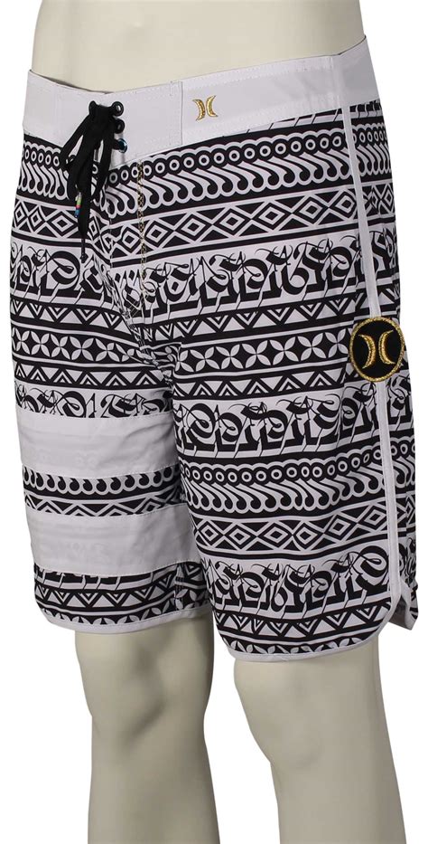 Hurley Phantom Block Party Cryptik Boardshorts White