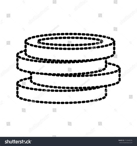 Pile Gold Coins Stock Vector (Royalty Free) 712048576 | Shutterstock