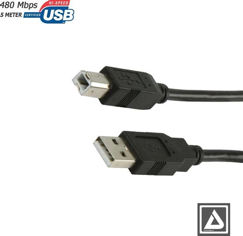 Usb 2 0 Printer Kabel 5 Meter USB A To USB B Bol