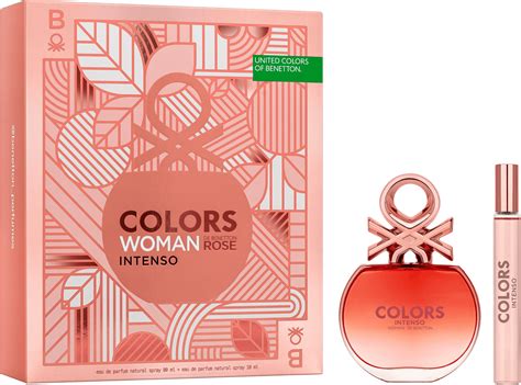 Conjunto Importado Colors Woman Rose Intenso Benetton Beleza Na Web