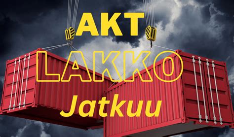 The Strikes Will Continue In Finnish Ports