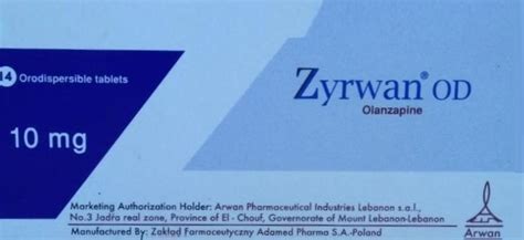 Medica Rcp Zyrwan Od 10mg Indications Side Effects Composition