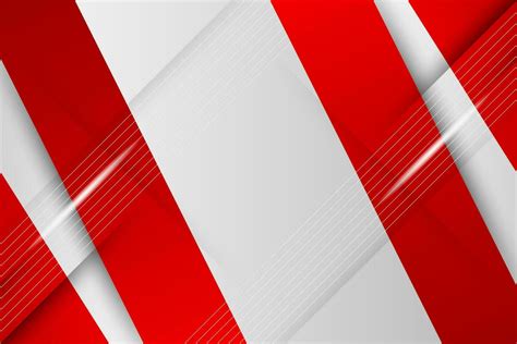 Red White Professional Geometric Background Design Vector Art