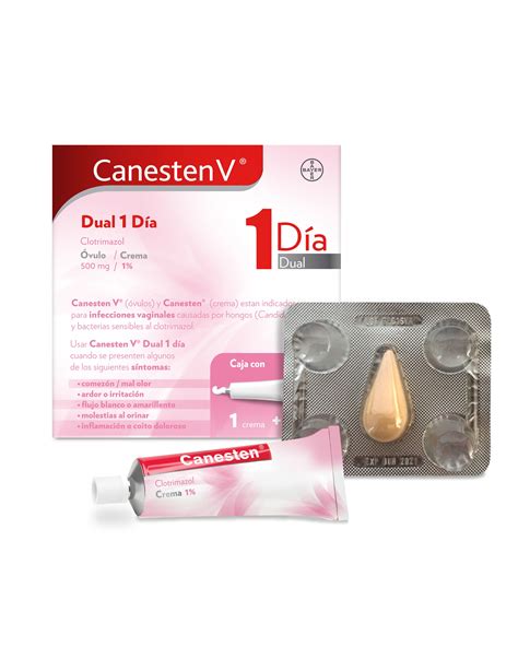 Canesten V® Dual 1 Día Canesten V® óvulos Y Crema