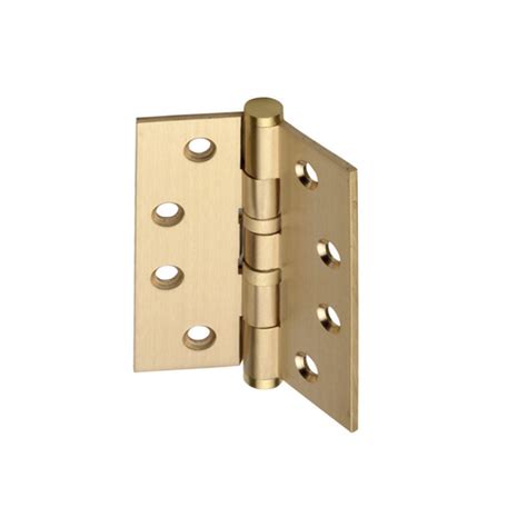 Satin Brass Ball Bearing Butt Hinge ASSA ABLOY