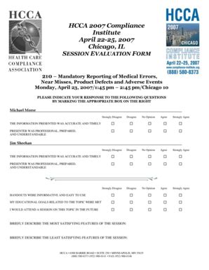 Fillable Online Hcca Info Mandatory Reporting Of Medical Errors