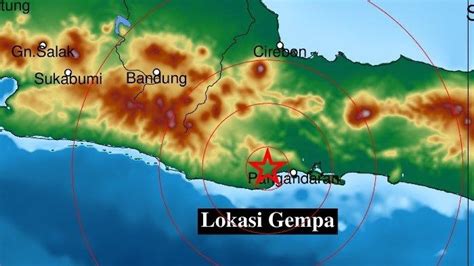 Gempa Bumi Hari Ini, Info BMKG di Darat Pangandaran Jawa Barat Senin 28 Agustus 2023 ...