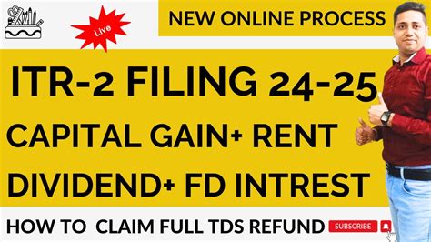 ITR 2 Filing For FY 2023 24 ITR 2 Filing Online AY 2024 25 How To