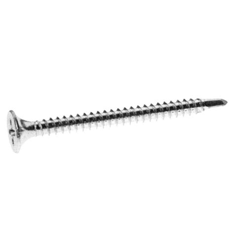 White Cap Grip Rite 6 X 1 58 Phillips Bugle Head Fine Thread Zinc Plated Self Drilling