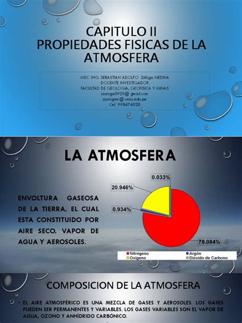 Capitulo Ii Propiedades De La Atmosfera Pdf Gases Atmósfera