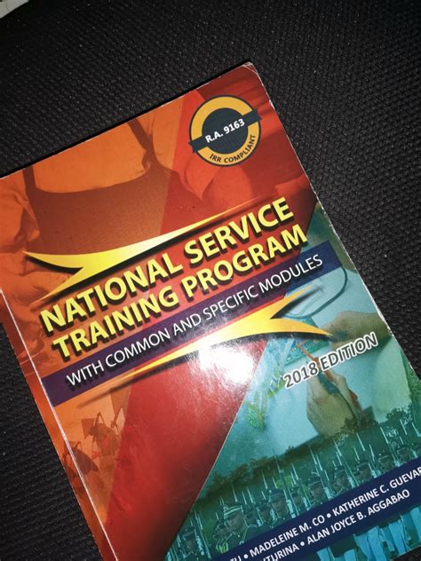 National Service Training Program Nstp With Common And Specific Modules 2018 Edition On Carousell