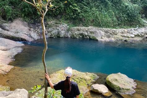 Wow Ada Wisata Baru Di Bogor Airnya Cantik Banget Warna Biru Bak