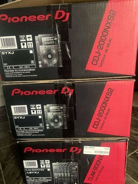 Nová Pioneer Dj 2x Pioneer Cdj 2000nxs2 And Djm 900nxs2