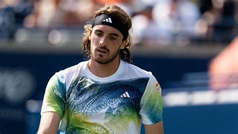 Masters De Cincinnati Stefanos Tsitsipas D Concentr Par Une