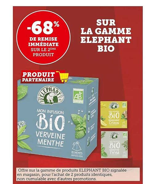 Promo La Gamme L Phant Bio Chez Super U Icatalogue Fr