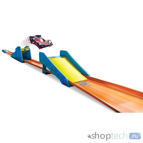 Трек Mattel Hot Wheels Конструктор трасс Прыжок в длину GLC Купить Трек Mattel Hot Wheels