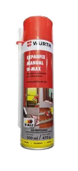 Espuma De Poliuretano Expanfix Manual W Max Ml Wurth Madeiramadeira