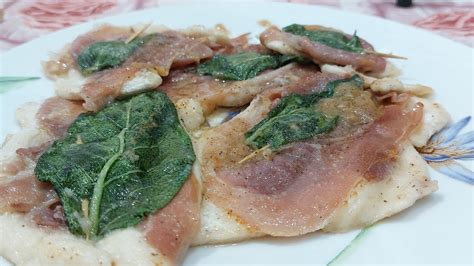 SALTIMBOCCA DI POLLO RICETTA FACILE E VELOCE YouTube