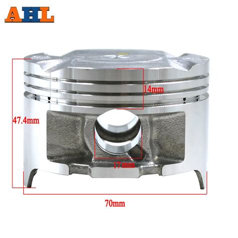 Ahl Motorcycle Cylinder Bore Size Std 25 50 70mm 70 5mm Piston