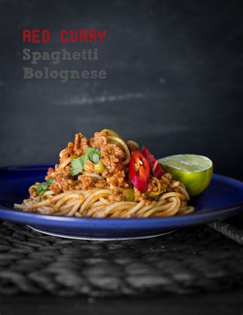 Red Curry Spaghetti Bolognese Wholesome Cook