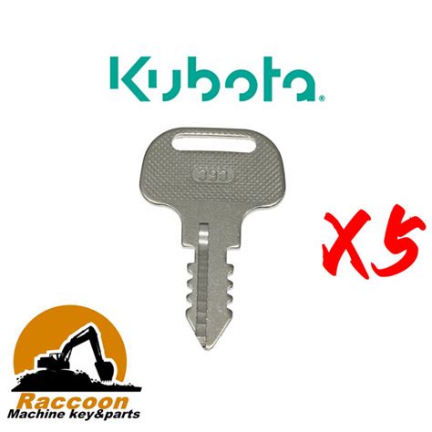 5pcs Fits KUBOTA Key 18510 63720 393 Ignition Kubota M Series Tractors