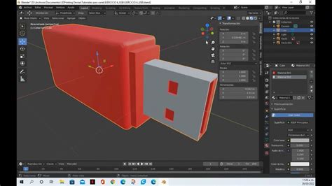 Como Dar Color A Un Modelo D En Blender Youtube