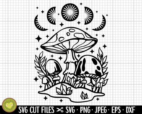 Mushroom Svg Mushroom Png Mushroom Svg Cricut Shirt Clipart Mycology