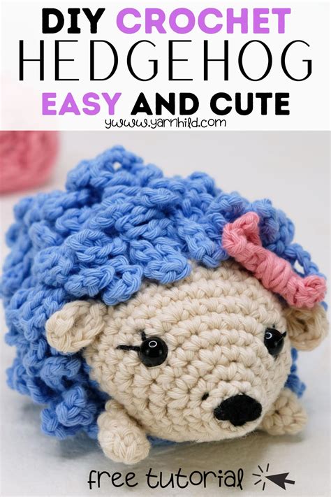 Crochet Hedgehog Pattern A Free Crochet Tutorial For A Cute Hedgehog