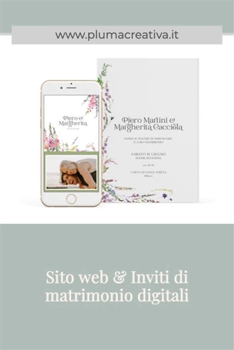 Sito Web E Inviti Di Matrimonio Digitali Matrimonio Nozze Inviti Di