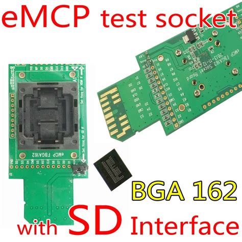 Emcp Reader Test Socket With Sd Interface Bga Bga Size X Mm