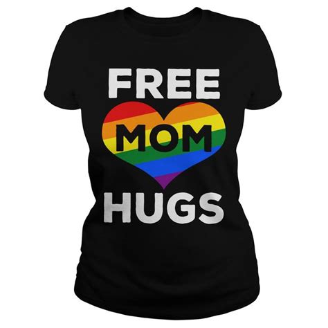 The Lgbt Free Mom Hugs Shirt Hoodie Sweater And V Neck T Shirt Hugging Shirts Pride Shirts