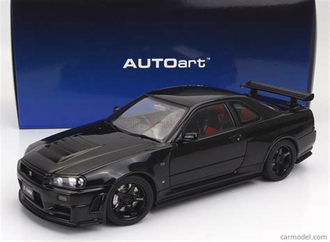 Autoart 77463 Escala 1 18 Nissan Skyline Gt R R34 Z Tune 2002 Pearl Black