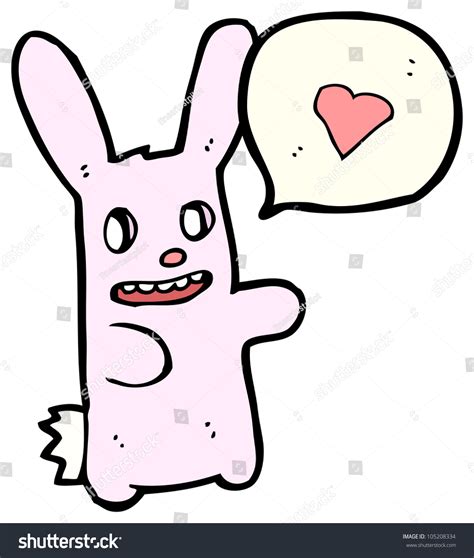 Cartoon Crazy Bunny Rabbit Stock Photo 105208334 : Shutterstock