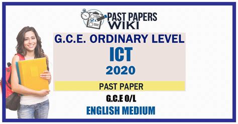 O L Ict Past Paper And Answers English Medium