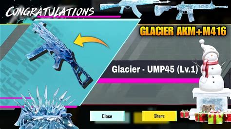 Ump Glacier Skin Opening Bgmi New Ultimate Outfit Crate Opening