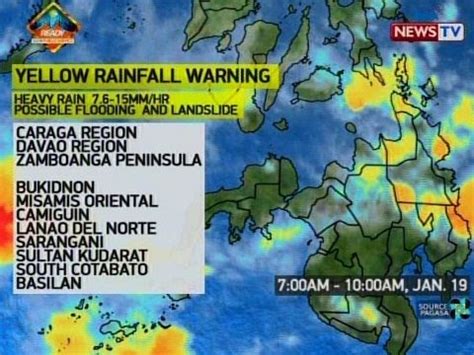 Weather Update As Of A M Jan Videos Gma News Online